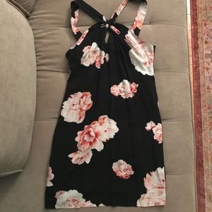 Black rose dress